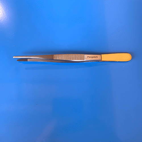 Forcep, Dissecting, Tungsten Carbide Serrated Mesh Tip