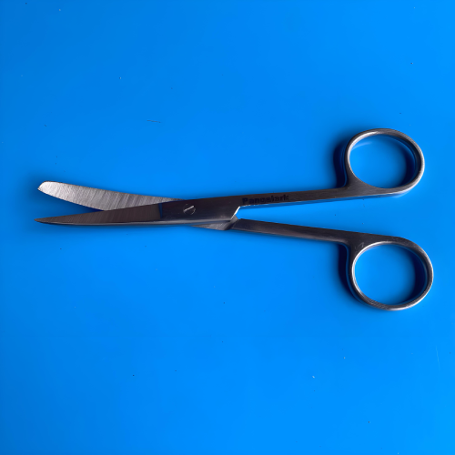 Scissor, Dressing, Stainless Steel, Sharp/Blunt, Curved